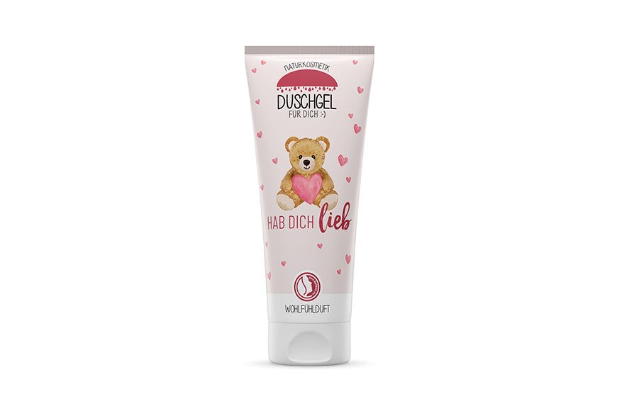 110389 Geschenk für Dich Naturkosmetik Duschgel Hab Dich Lieb - Teddy
