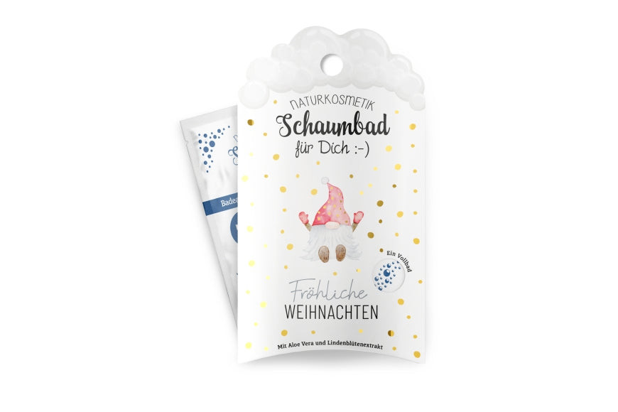 113173 Naturkosmetik Schaumbad Fröhliche Weihnachten von Geschenk für Dich, 4027268337965