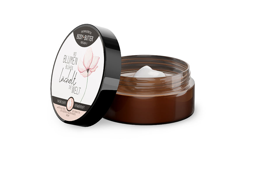 115593 Geschenk für Dich Naturkosmetik Bodybutter Wo Blumen blühen, lächelt die Welt - Blume