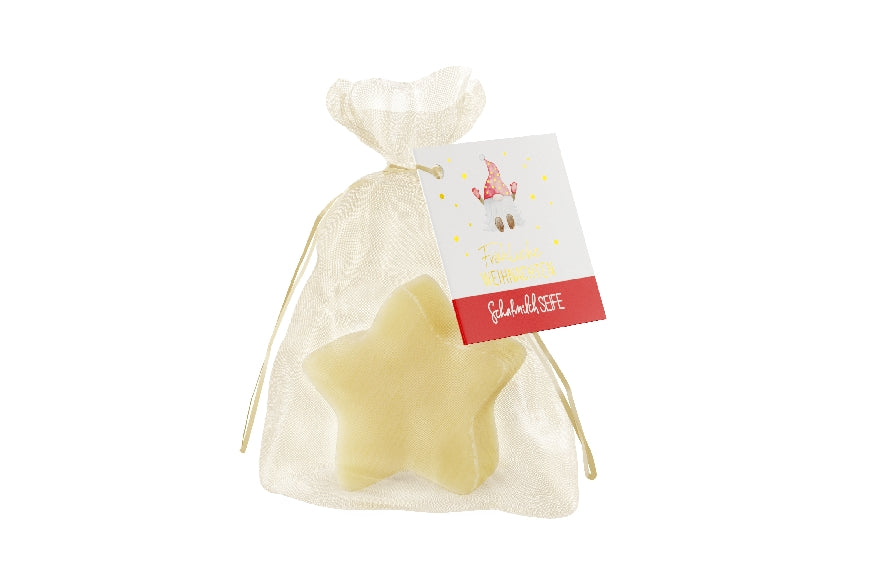 Schafmilchseife Stern Fröhliche Weihnachten – Weihnachts-Wichtel | Geschenk für Dich