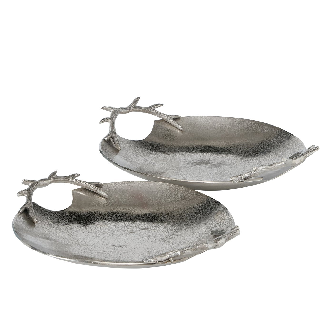 2015918-XL Deko Schale Geweih silber 2er Set von Boltze