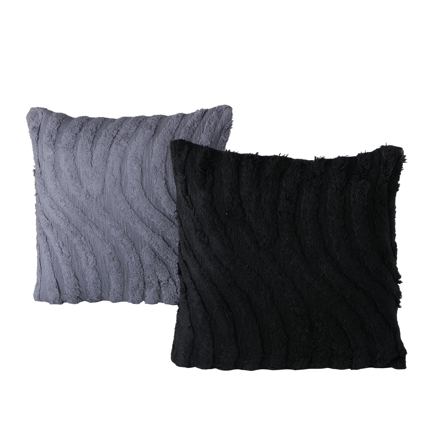 Sofakissen getuftet grau oder schwarz 45×45
