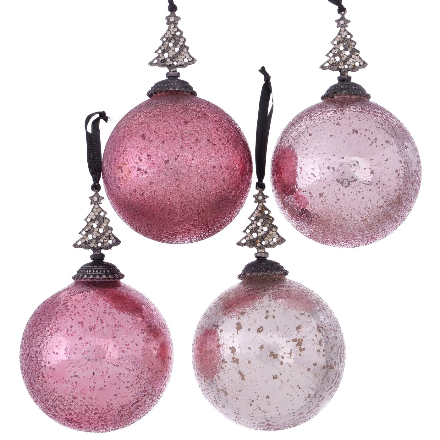Rosa Weihnachtskugel