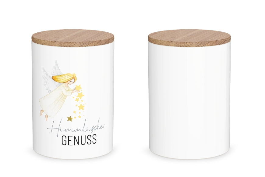 308174 - 1 Geschenk für Dich weihnachtliche Vorratsdose Himmlischer Genuss, 4027268334551