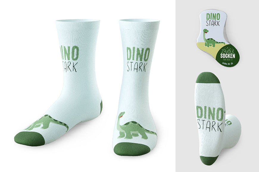 375381 Geschenk für Dich Zaubersocken Dino stark, Kindersocken