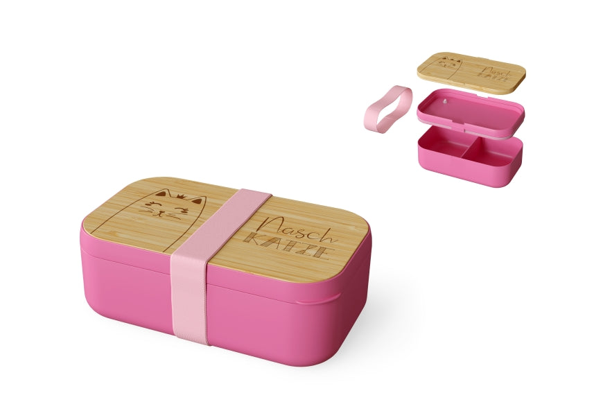 Brotdose „Naschkatze“ – Geschenk für Katzenliebhaber – Malou Home Design®