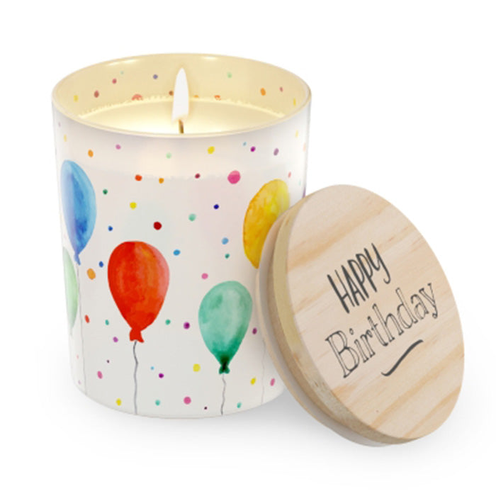 651239 Geschenk für Dich Duftkerze im Windlichtglas Happy Birthday, 4027268334216