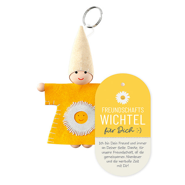 710214-1 Gechenk für Dich Freundschafts Wichtel, Glücksbringer, Schlüsselanhänger