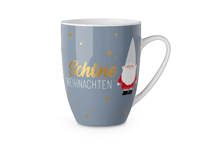 Weihnachtstasse „Schöne Weihnachten“ mit Wichtel – 250 ml – Malou Home Design®