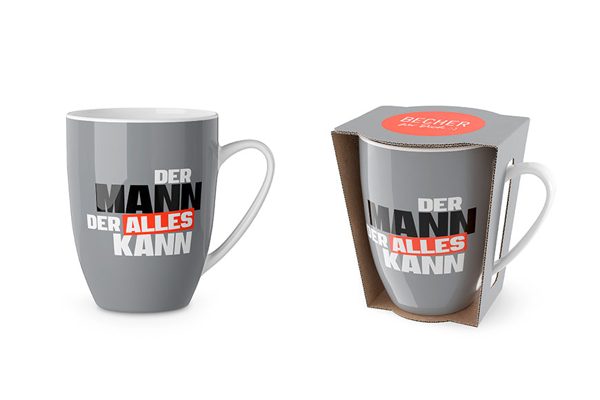 950302 Becher Tasse Der Mann der alles kann von Geschenk für Dich, 4027268327065