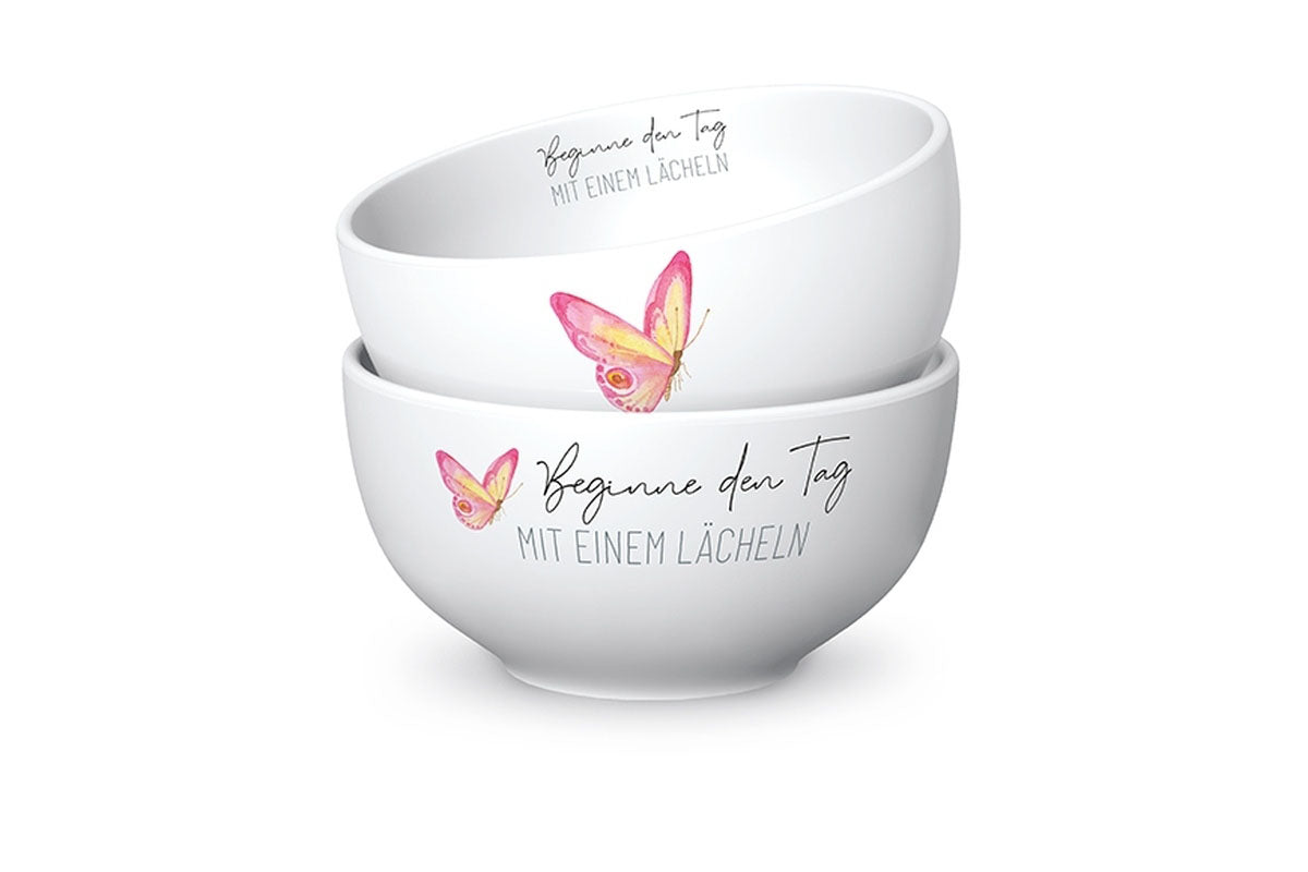 Schälchen Beginne den Tag mit einem Lächeln |Müslischälchen – Malou Home Design®