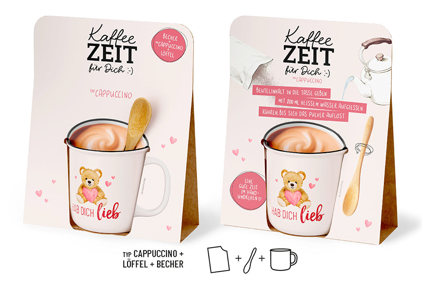Kaffeezeit für Dich Teddybär – Produktdetails