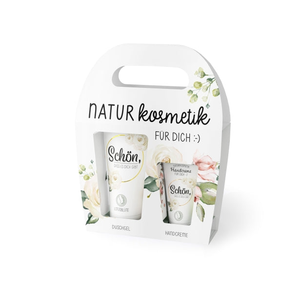 Naturkosmetikset “Schön, dass es Dich gibt” aus der Serie Lovely Greetings von Geschenk, 129661, 4027268337477