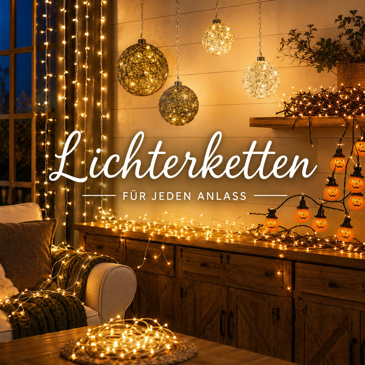LED Lichterketten, Micro LED Lichterketten & Weihnachtsbaum-Lichterketten für Zuhause