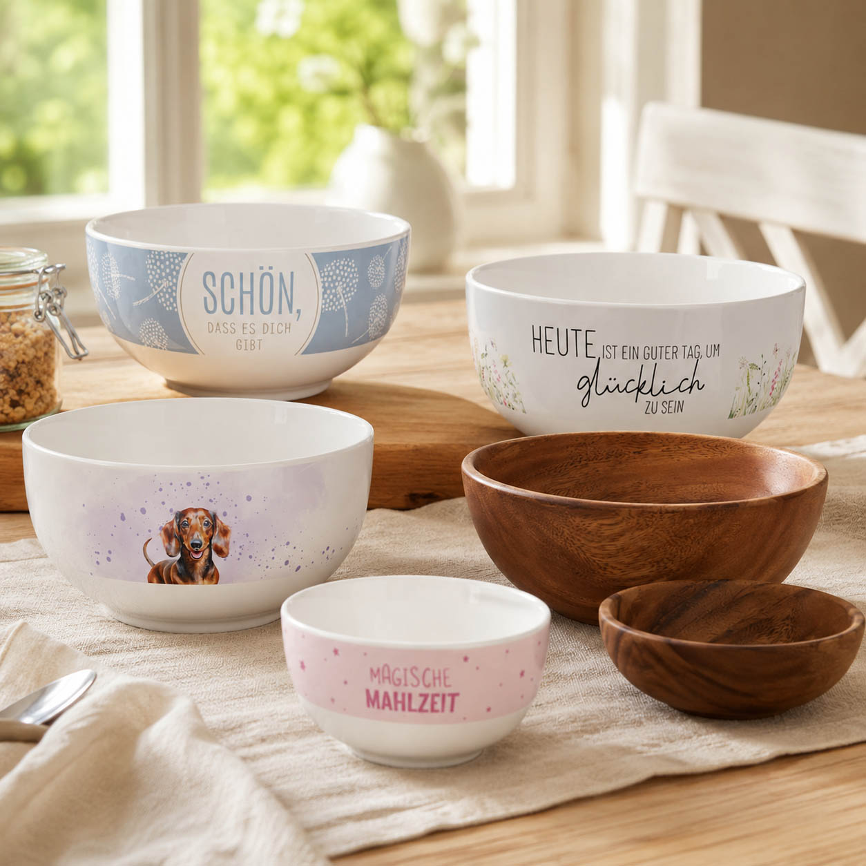 Schöne Schalen für Frühstück, Müsli & kleine Genussmomente