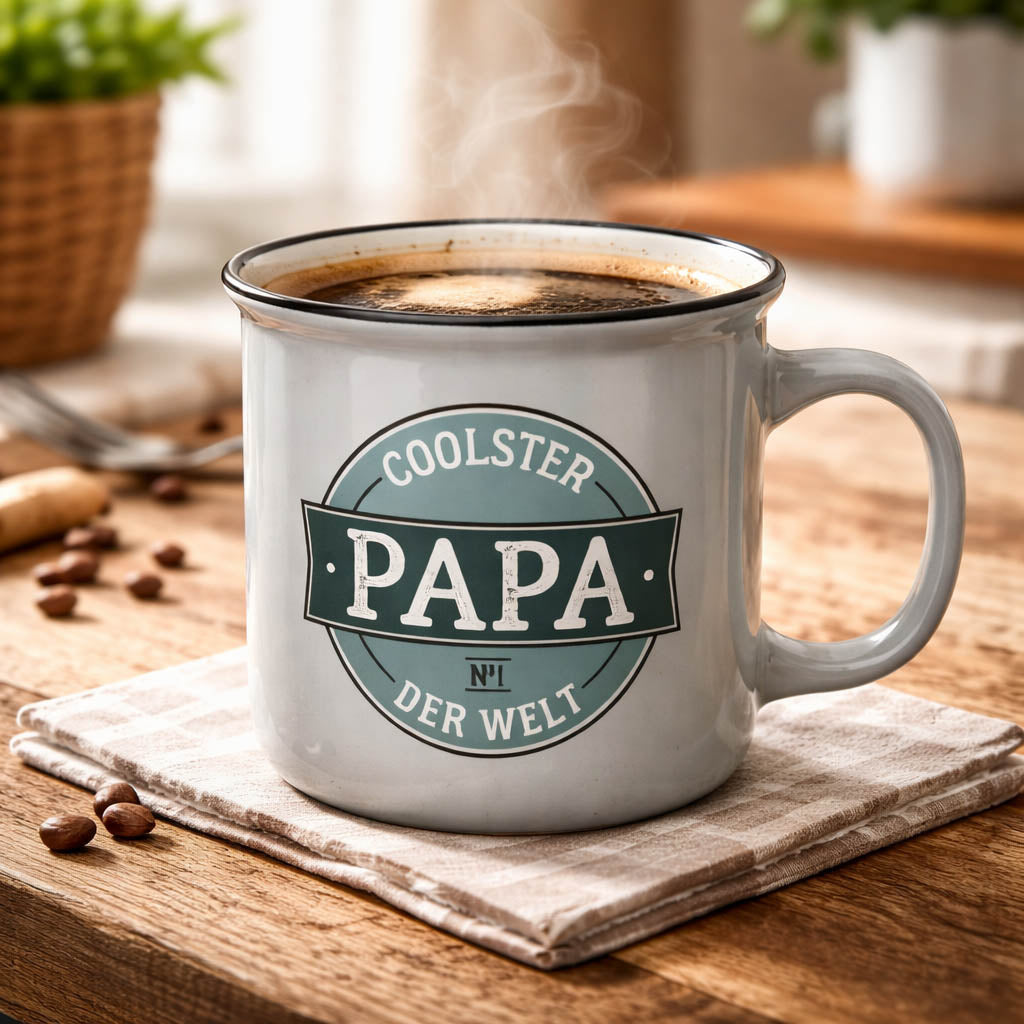 Geschenkideen mit dem Spruch „Coolster Papa der Welt“