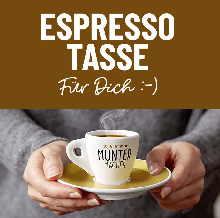 Espressotassen von Geschenk für Dich