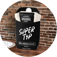 Wellnessdusche Geschenkset Duschgel und Handtuch von Geschenk für Dich