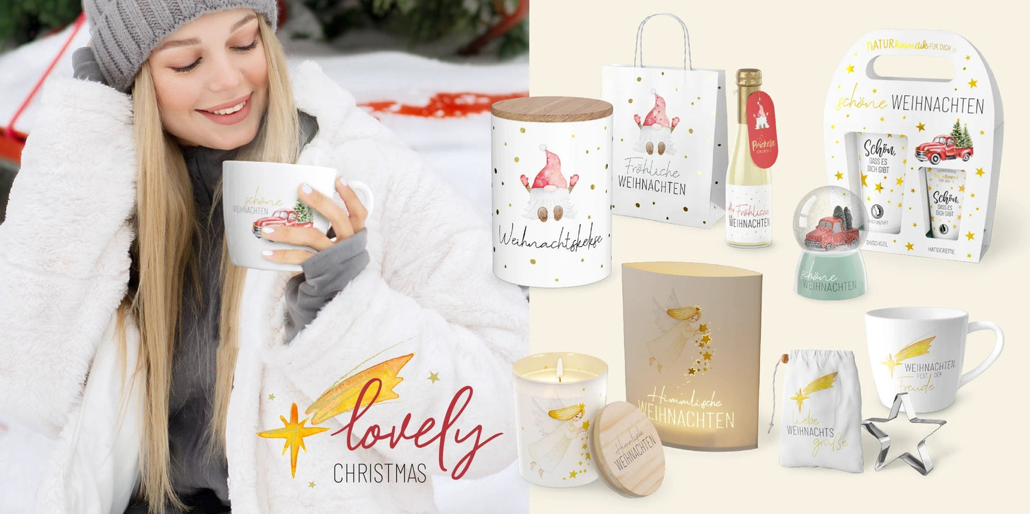 Geschenk für Dich Themenwelt Lovely Christmas weihnachtliche Geschenkideen