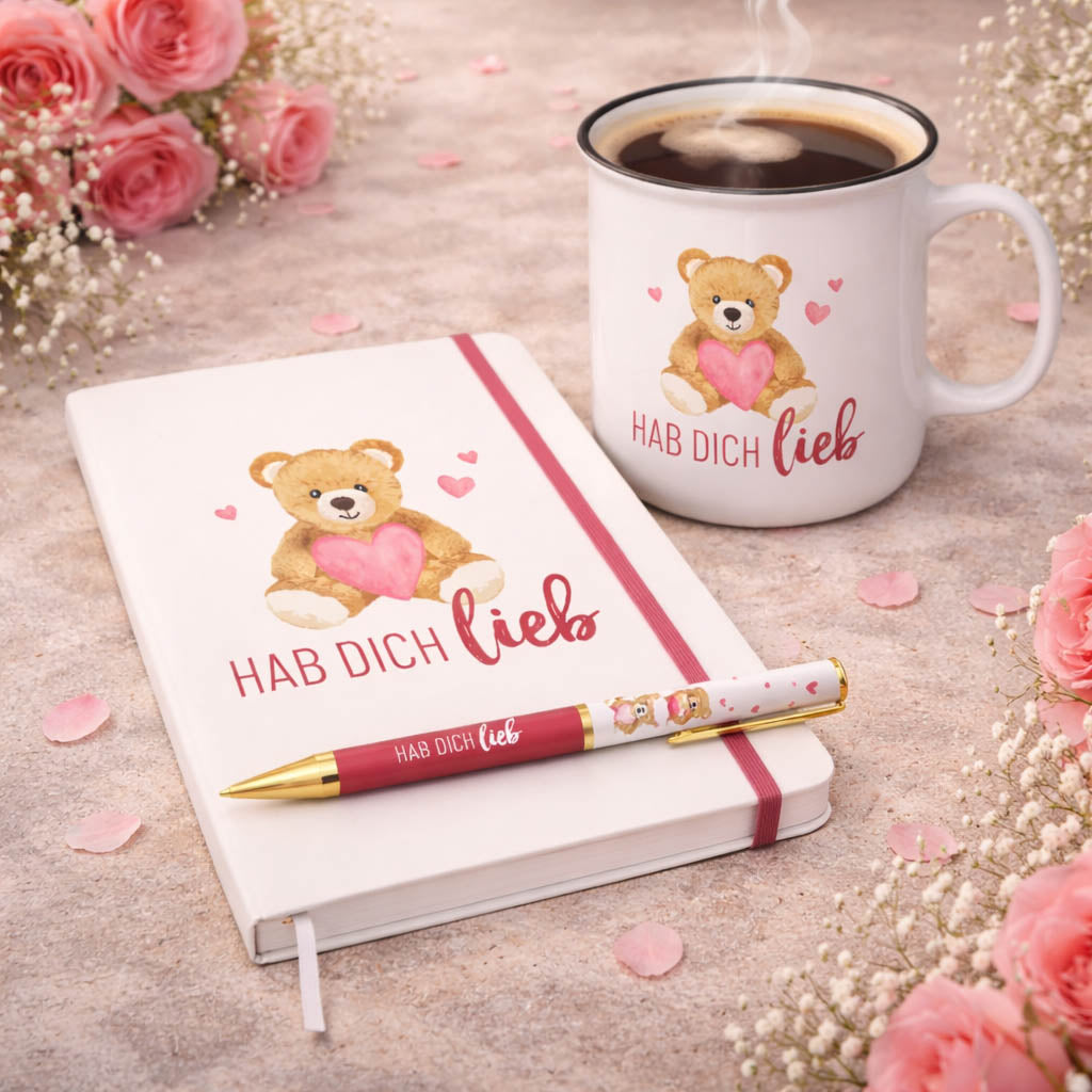 Geschenkideen mit Spruch Hab Dich lieb - liebevolle Geschenke