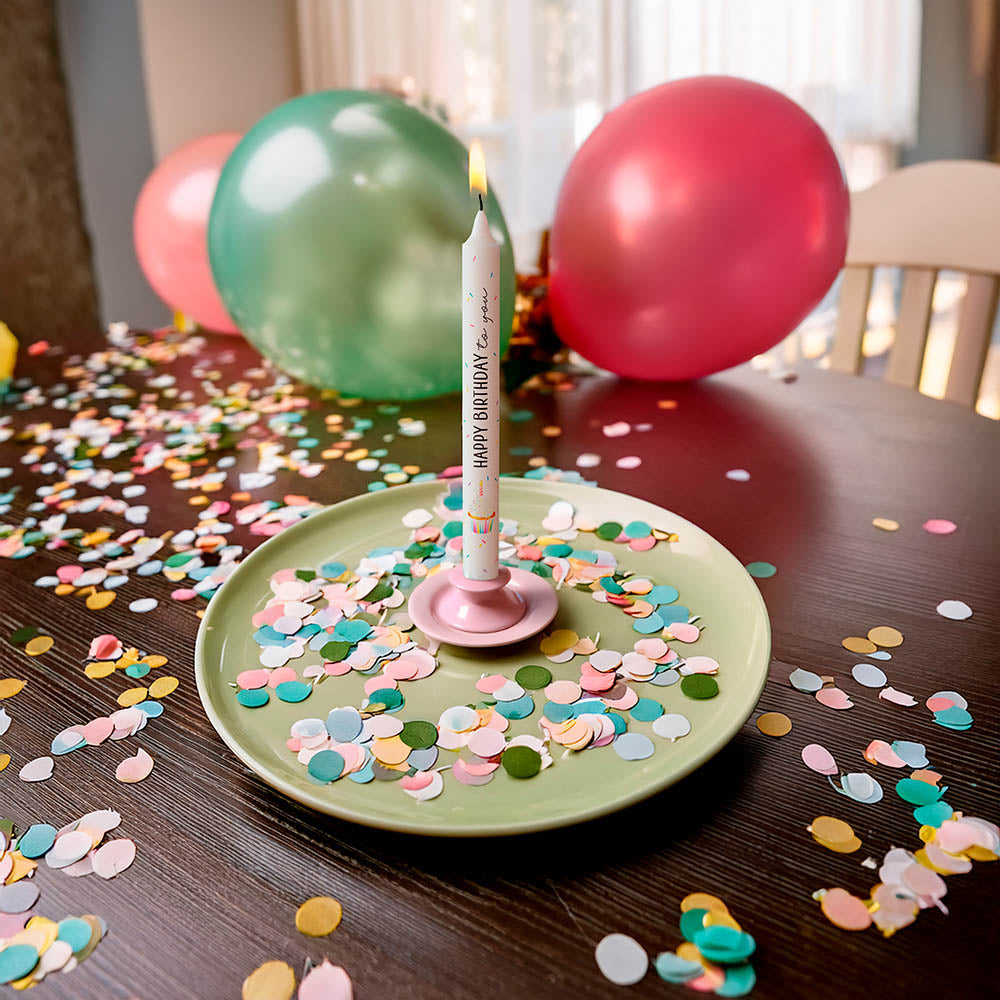 Geschenkideen zum Geburtstag mit Aufschrift Happy Birthday 