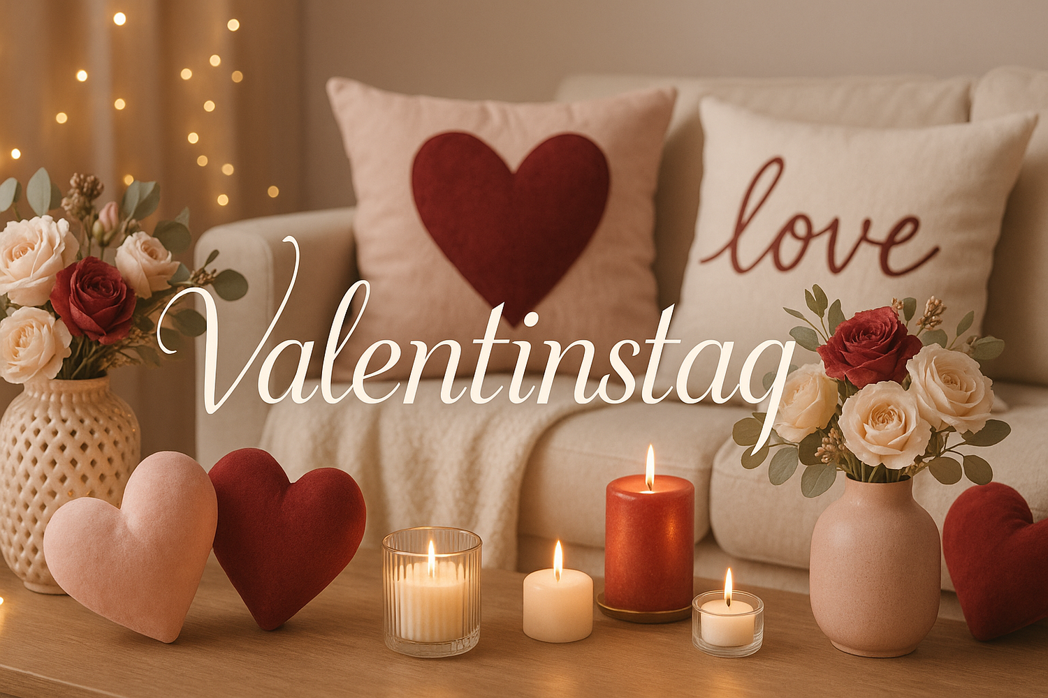 Geschenkideen und Dekoration zum Valentinstag