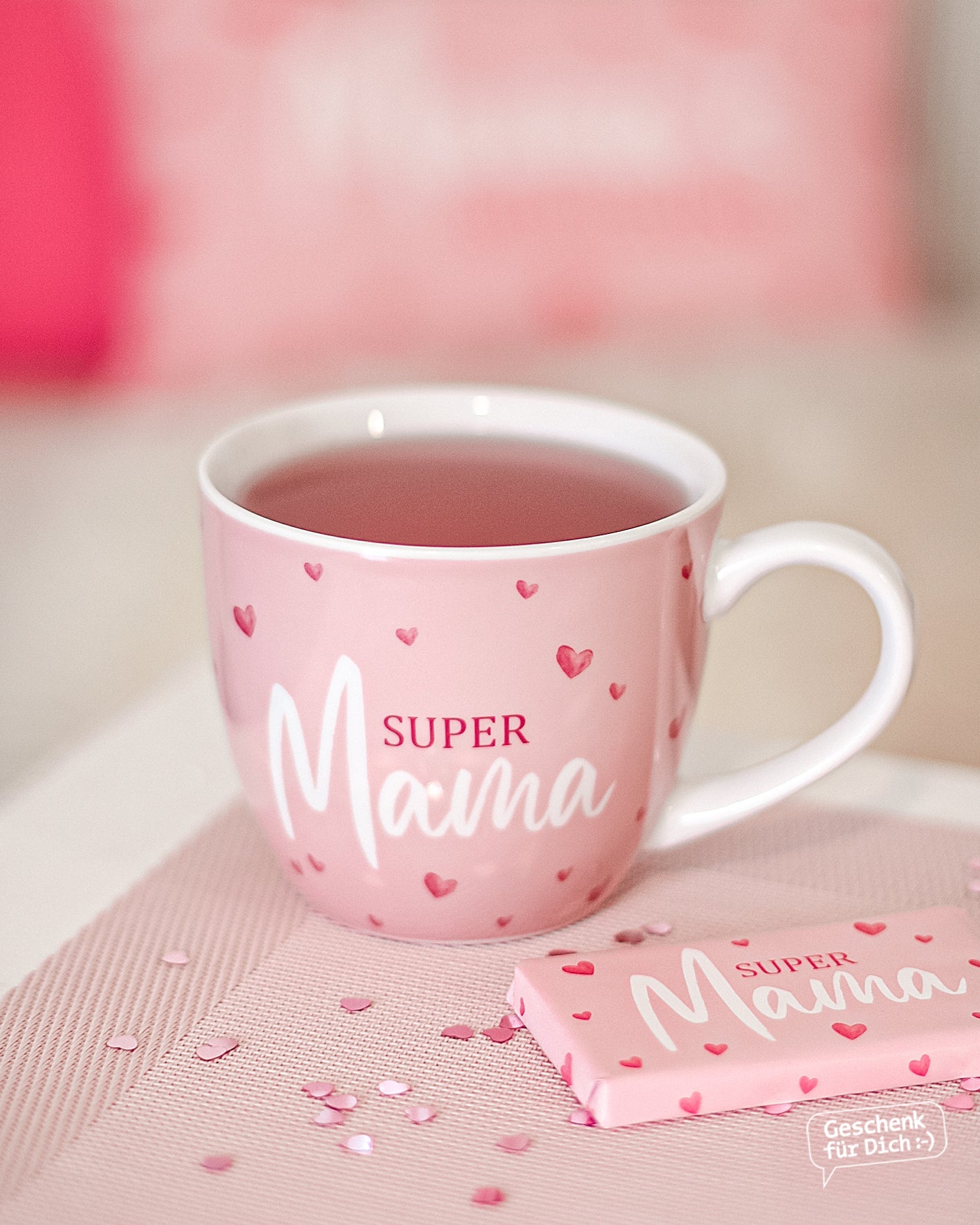 Geschenkideen mit Spruch Super Mama