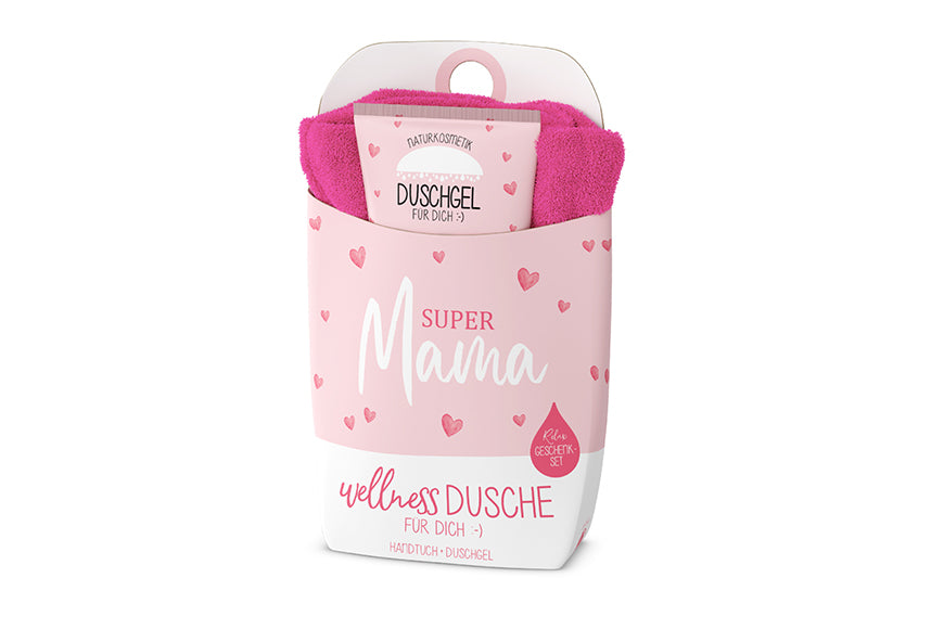 108736 Geschenk für Dich Geschenkset Wellnessdusche Super Mama
