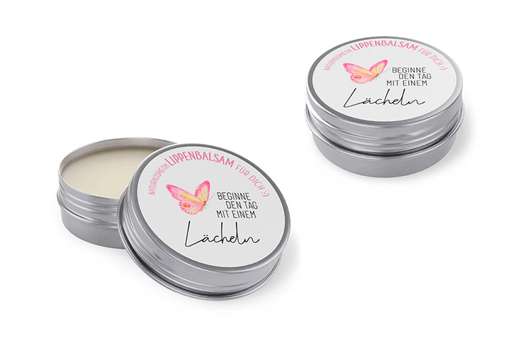 Naturkosmetik Lippenbalsam „Beginne den Tag mit einem Lächeln“ von Geschenk für Dich