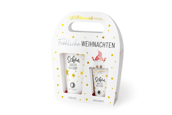 129173 Naturkosmetik Geschenkset Fröhliche Weihnachten von Geschenk für Dich, Pflegeset, 4027268337514