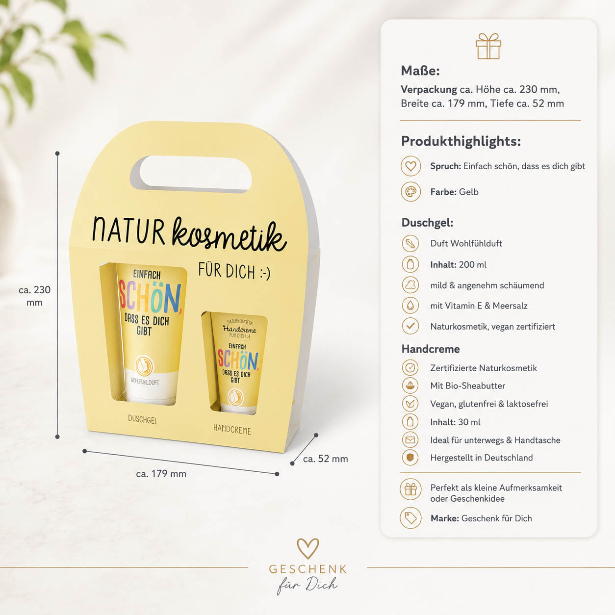 Naturkosmetik-Set Einfach schön dass es dich gibt – Produktdetails & Inhalt
