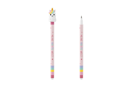 Gelstift für Dich »Meine bunte Welt« – Einhorn, Kleine Lieblinge, schreibt in Pink, radierbar
