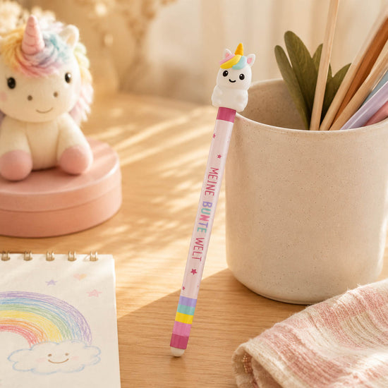 Gelstift Einhorn »Meine bunte Welt« – Stimmungsbild