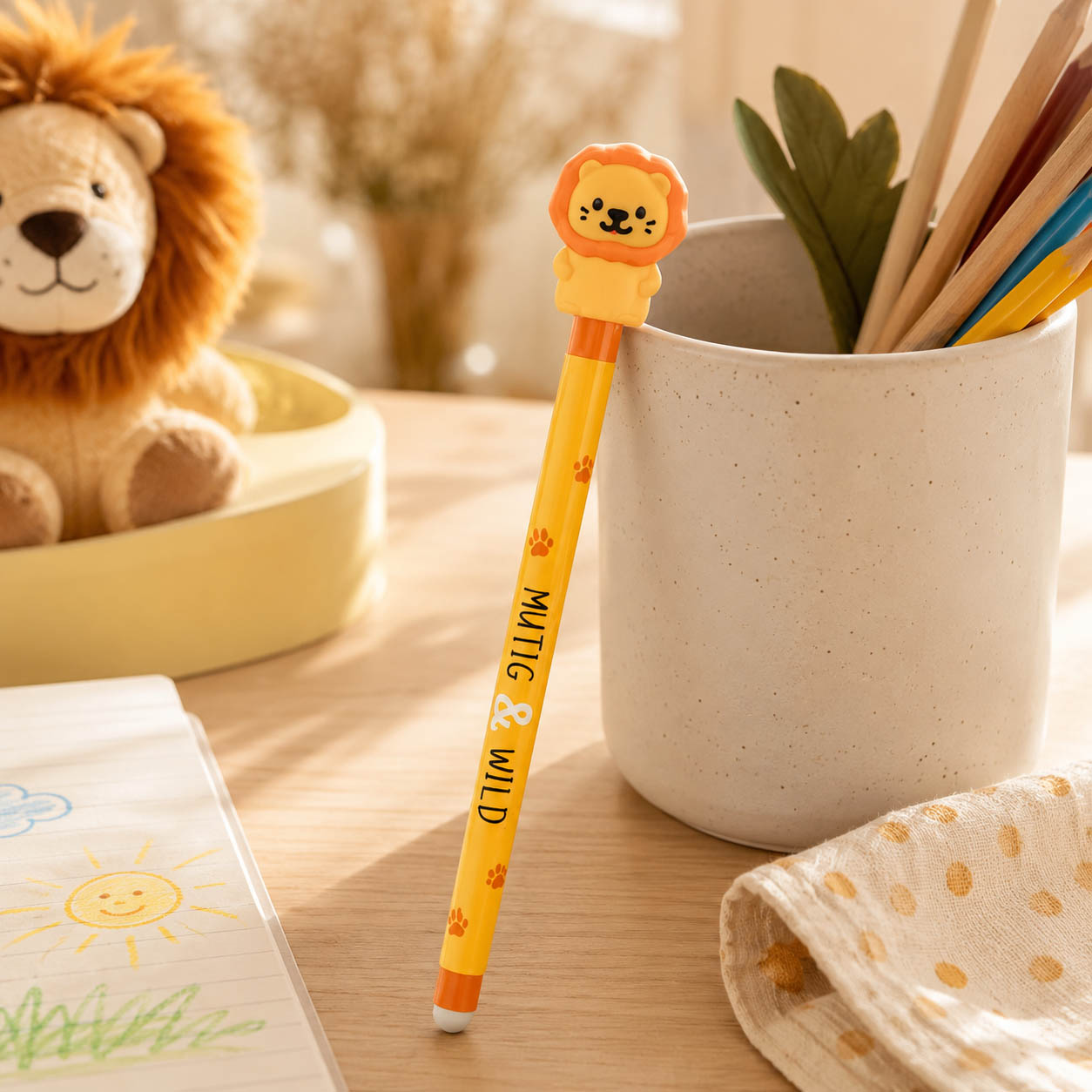 Gelstift Löwe »Mutig & wild« – Stimmungsbild