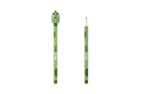 Gelstift für Dich »Dino stark« – Dino, Kleine Lieblinge, schreibt in Grün, radierbar