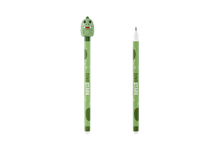 Gelstift für Dich »Dino stark« – Dino, Kleine Lieblinge, schreibt in Grün, radierbar