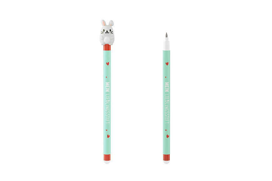 Gelstift für Dich »Mein Lieblingsstift« – Hase, Kleine Lieblinge, schreibt in Rot, radierbar