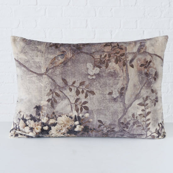 Sofakissen altrosa „Matovia“ Blumen – länglich 60×40 cm