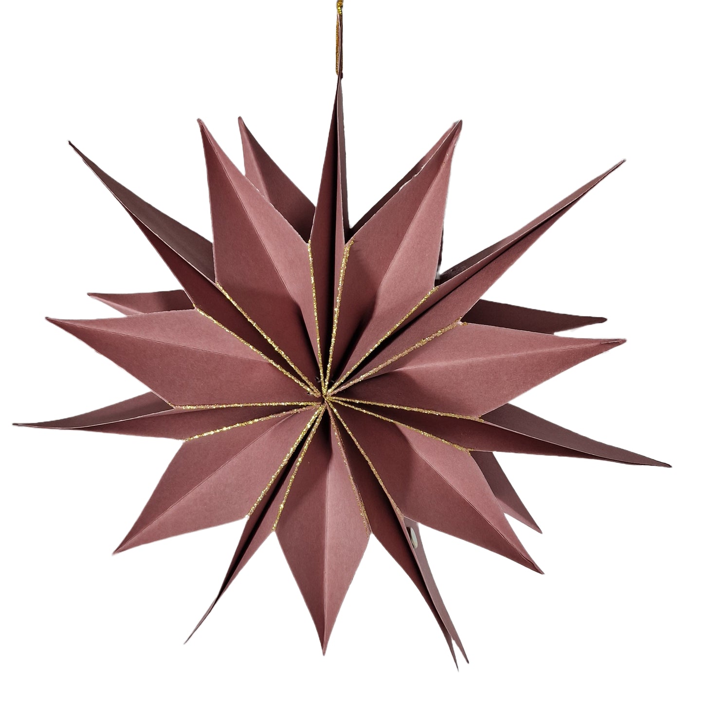 Dekohänger Stern "Flocke" D30cm