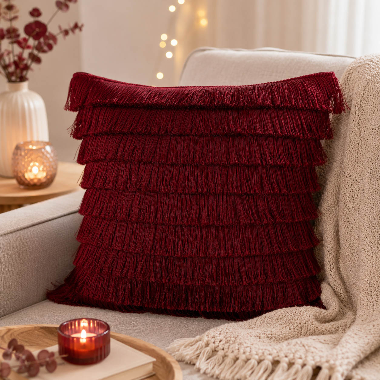 Kissen „Fringe" – weitere Ansicht