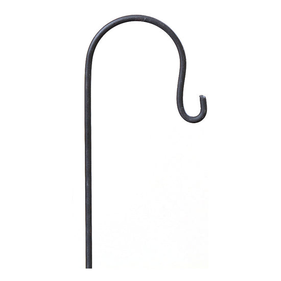 Robuster Metall-Gartenstab mit Haken von Boltze, 100 cm hoch, Ø 8 mm. Ideal zum Aufhängen von Laternen, Vogelhäuschen & LED-Deko im Garten