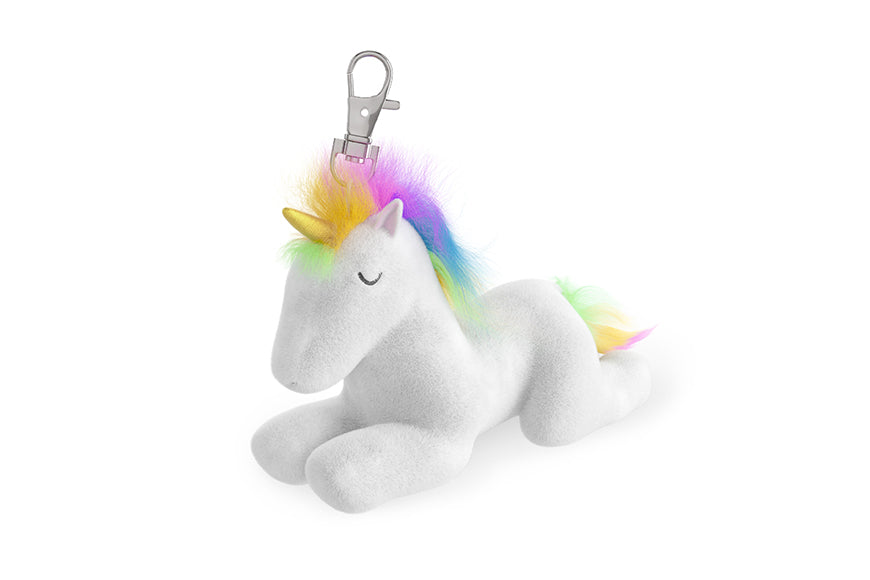 374331 Geschenk für Dich Plüsch Anhänger Einhorn, Schlüsselanhänger Unicorn
