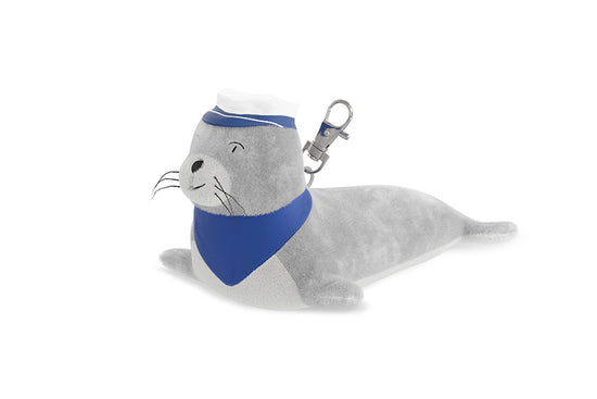 374852  Geschenk für Dich Plüsch Anhänger Robbe Seehund, Schlüsselanhänger