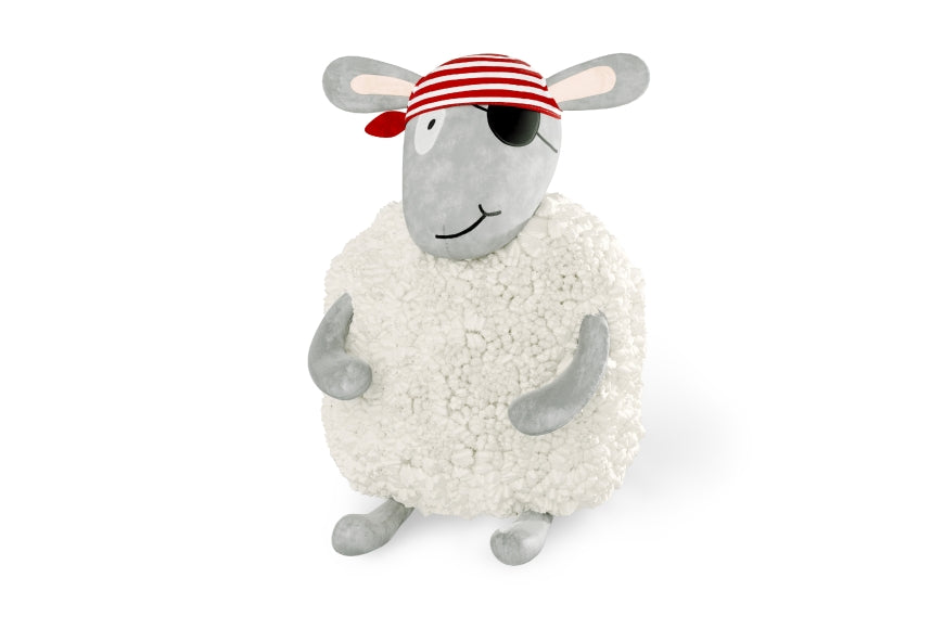 384854 Kuscheltier Piraten Schaf von Geschenk für Dich, 4027268340286