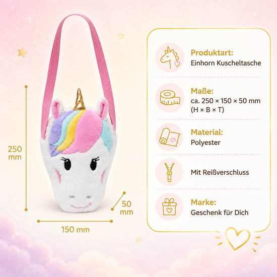 Einhorn Kuscheltasche