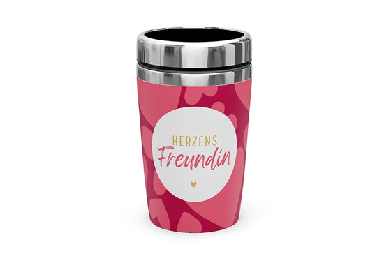388714 Geschenk fr Dich Thermobecher To go Herzens Freundin, Coffee to go Becher