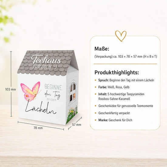 Teehaus für Dich Schmetterling – Produkt-Highlights Rooibos-Sahne-Karamell