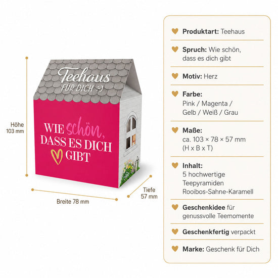 Teehaus für Dich »Wie schön, dass es dich gibt« – Produkt-Highlights Rooibos-Sahne-Karamell