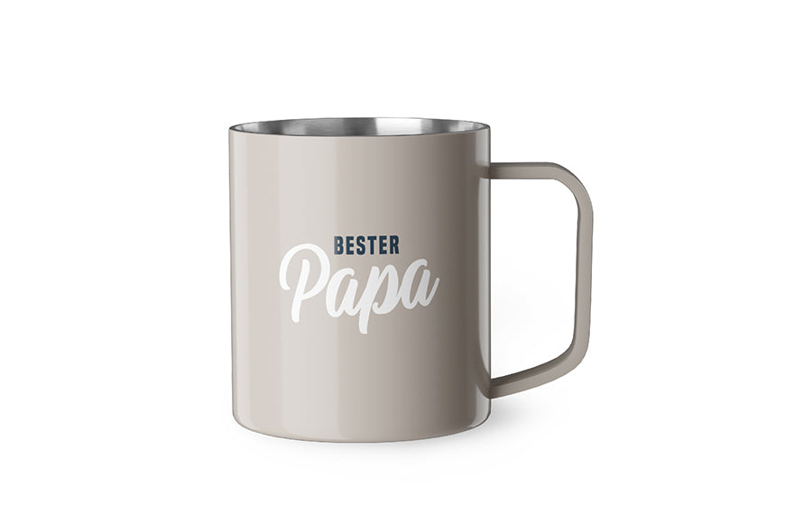 538755 Geschenk für Dich Edelstahl Thermobecher mit Aufschrift Bester Papa