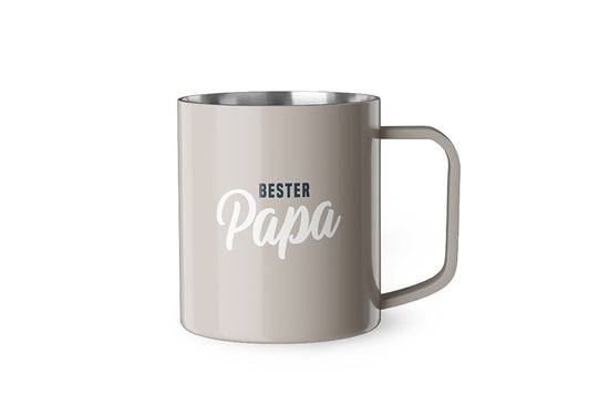 538755 Geschenk für Dich Edelstahl Thermobecher mit Aufschrift Bester Papa